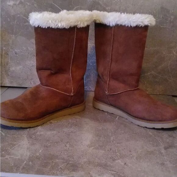 Falls Creek boots Sz 7 Brown - Picture 3 of 9